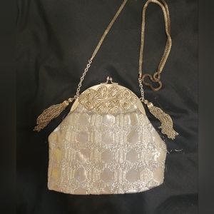 Vintage silver handbag